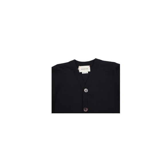 Boys Gucci Navy Cardigan Size 5 - Picture 4 of 5